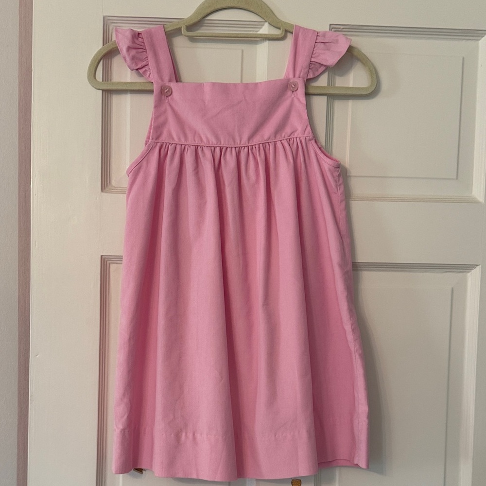 Eyelet & Ivy Pink Ruffle Strap Dress